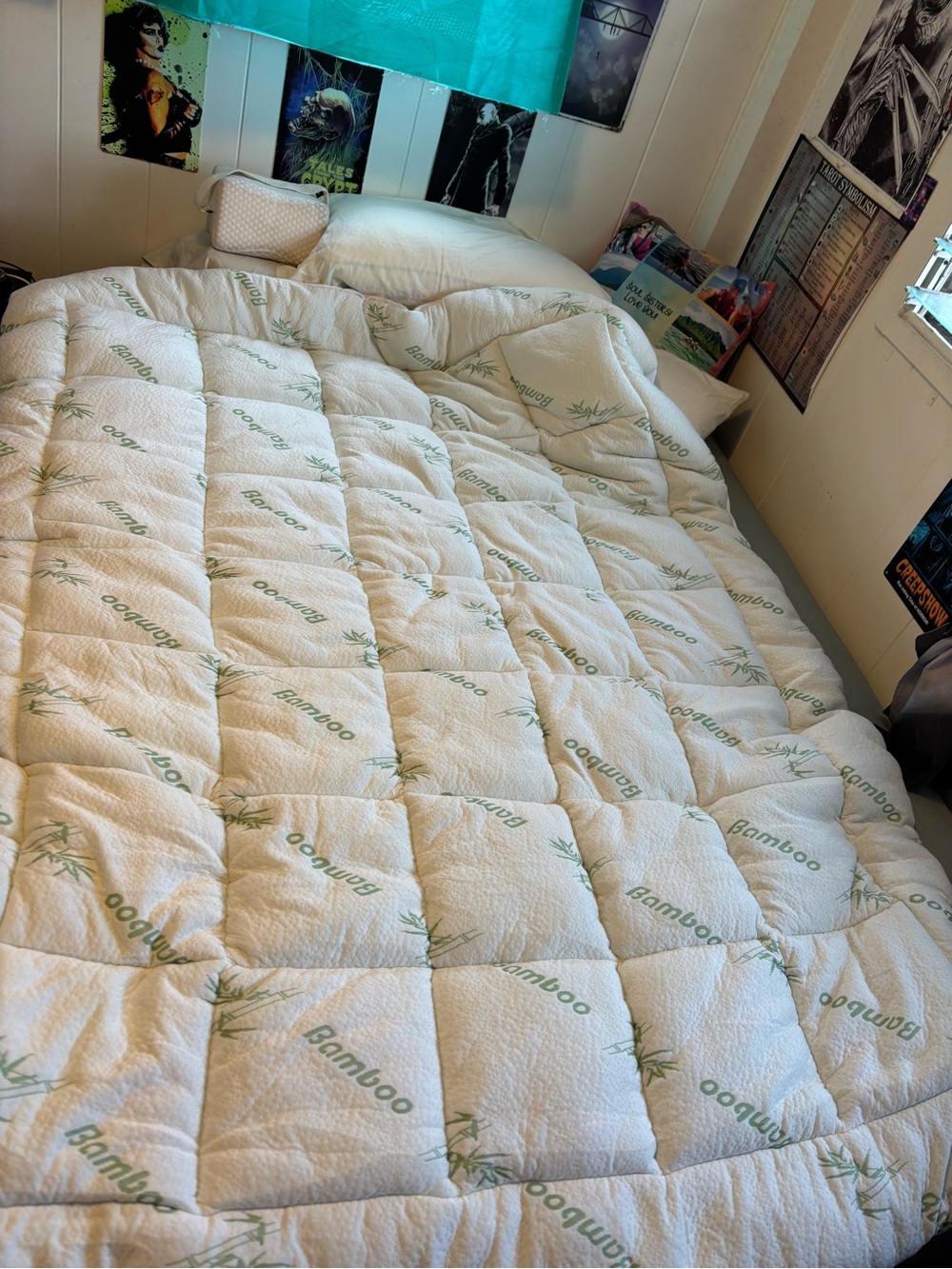 Bamboo Queen size mattress cover.